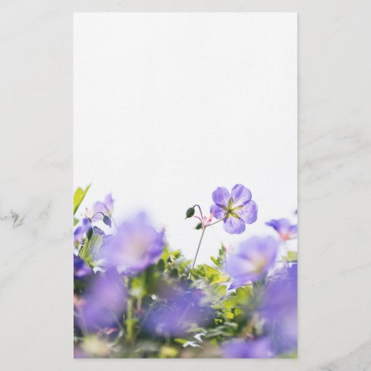 Elegant floral Personalized Briefpapier (Achterkant)