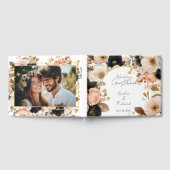 Elegant Floral Personalized Wedding Guestbook Gastenboek (Volledig)