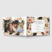 Elegant Floral Personalized Wedding Guestbook Gastenboek (Volledig)