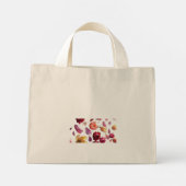 Elegant Floral Petal Tote Bag | Modern Design (Achterkant)