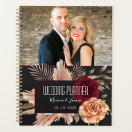 Elegant Floral Photo Wedding Planner