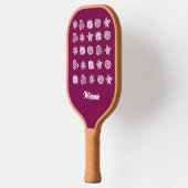elegant floral pickleball paddle (Links)