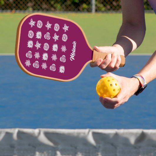 elegant floral pickleball paddle (Insitu)