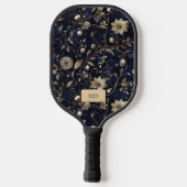 Elegant Floral Pickleball Paddle (Achterkant)