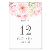  elegant-Floral Pinks Grijze Kleurpapier Kaart (Achterkant)