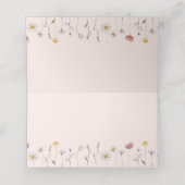 Elegant Floral Place Card Plaatskaartje (Binnenkant ongevouwen)