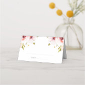 Elegant Floral Place Card Plaatskaartje (Voorkant)