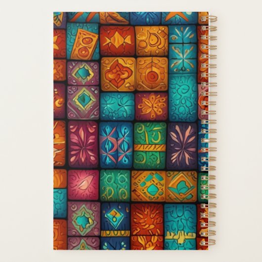 Elegant Floral Planner (Achterkant)