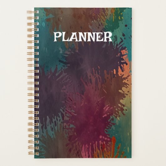 Elegant Floral Planner (Voorkant)