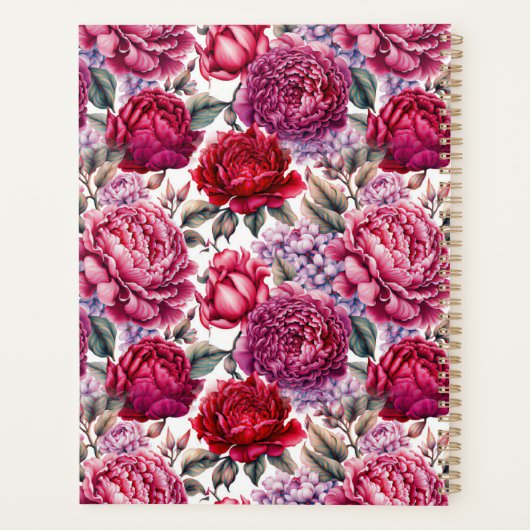 Elegant Floral Planner (Achterkant)