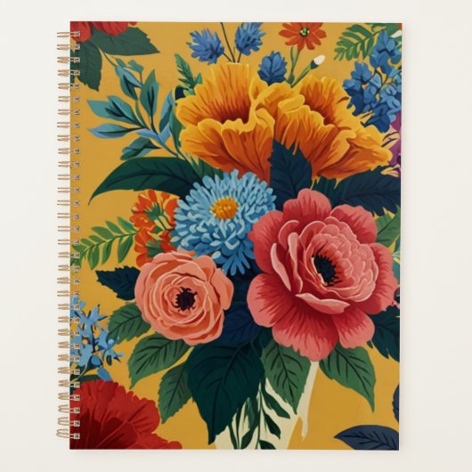 Elegant Floral Planner (Voorkant)