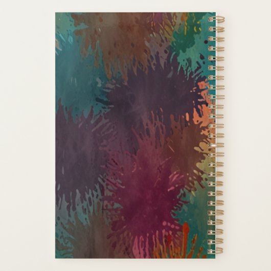 Elegant Floral Planner (Achterkant)