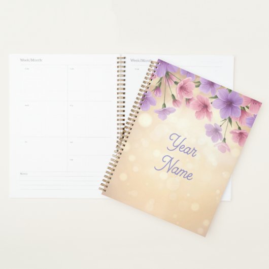 Elegant Floral Planner (Display)