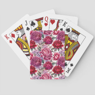 Elegant Floral Pokerkaarten
