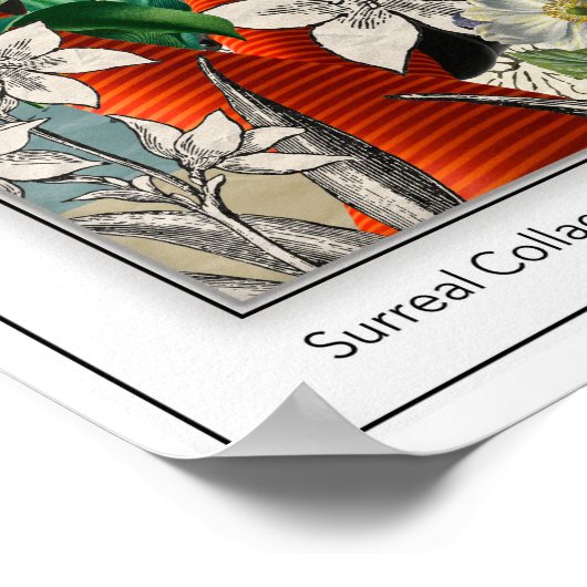 Elegant Floral Portrait Poster (Hoek)