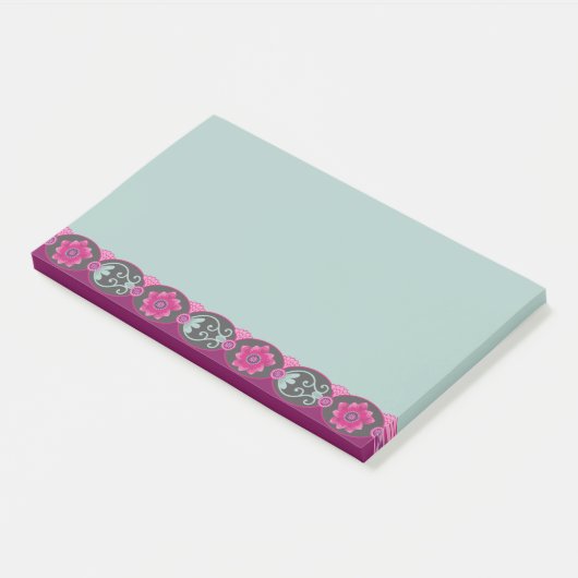 Elegant  Floral Post-it® Notes (Schuin)