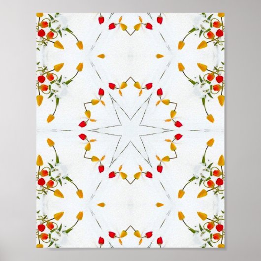 Elegant  Floral Poster (Voorkant)