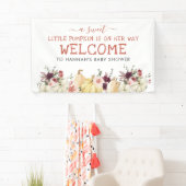 Elegant Floral Pumpkin | Najaar Baby shower Spandoek (Insitu)