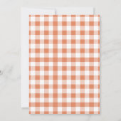 Elegant Floral pumpkin Thanksgiving Dinner party Kaart (Achterkant)