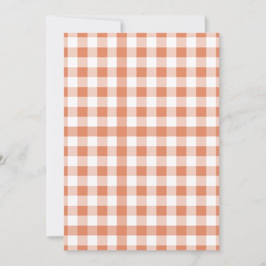 Elegant Floral pumpkin Thanksgiving Dinner party Kaart (Achterkant)