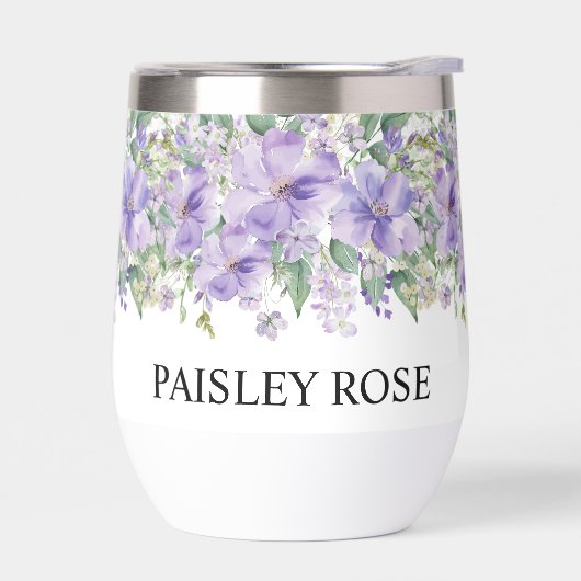 Elegant Floral Purple Bridal Shower (Links)