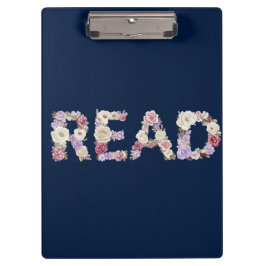 Elegant Floral READ Typography - Pastel Botanical  Klembord