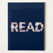 Elegant Floral READ Typography - Pastel Botanical  Planner (Achterkant)