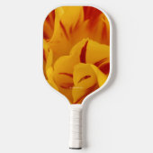 Elegant Floral Red Gold Monsella Tulips Pickleball Paddle (Achterkant)