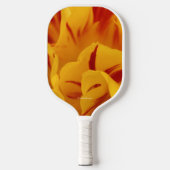 Elegant Floral Red Gold Monsella Tulips Pickleball Paddle (Voorkant)