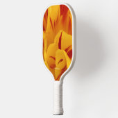 Elegant Floral Red Gold Monsella Tulips Pickleball Paddle (Links)