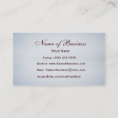 Elegant Floral Red Tulips in Spring Mist Visitekaartje (Achterkant)