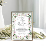 Elegant Floral Ring Hunt Vrijgezellenfeest Game Si Poster<br><div class="desc">Een ringjacht-vrijgezellenfeest-spelbord is een verbluffend kunstwerk dat een aanraking van natuurlijke schoonheid en elegantie toevoegt aan elke viering van het vrijgezellenfeest. De delicate penseelstreken van de waterverf creëer een mesmeriserend effect dat de ingewikkelde details van elk blad en elke bloem tot leven brengt. De kleuren mengen naadloos, die het teken...</div>