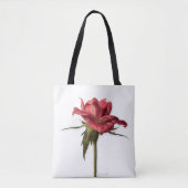 Elegant Floral Roos Canvas tas (Voorkant)