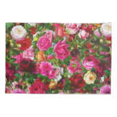 Elegant  Floral Roos Garden Blossom Kussensloop (Achterkant)