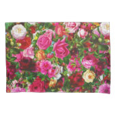 Elegant  Floral Roos Garden Blossom Kussensloop (Voorkant)