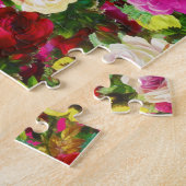 Elegant  Floral Roos Garden Blossom Legpuzzel (Zijkant)