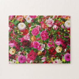 Elegant  Floral Roos Garden Blossom Legpuzzel