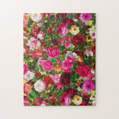 Elegant  Floral Roos Garden Blossom Legpuzzel (Verticaal)