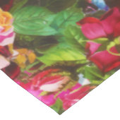 Elegant  Floral Roos Garden Blossom Tafelkleed (Gekanteld)