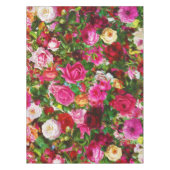 Elegant  Floral Roos Garden Blossom Tafelkleed (Voorkant)