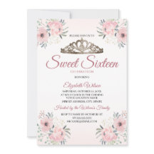 Elegant Floral Roos Gold Blush Pink 16