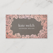 Elegant Floral Roos Gold Rozen Interior Designer