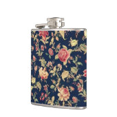 Elegant Floral Roos Heupfles (Links)