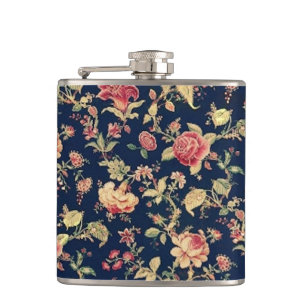 Elegant Floral Roos Heupfles