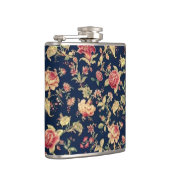 Elegant Floral Roos Heupfles (Rechts)
