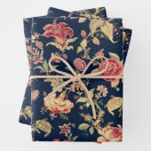 Elegant  Floral Roos Inpakpapier Vel (In situ)