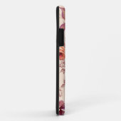 Elegant  Floral Roos iPhone Case (Achterkant/rechts)