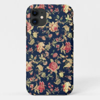 Elegant  Floral Roos iPhone Case