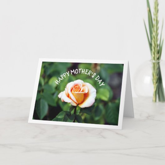 Elegant Floral Roos Kaart (Voorkant)