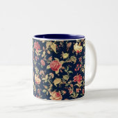 Elegant  Floral Roos Mok (Voorkant rechts)